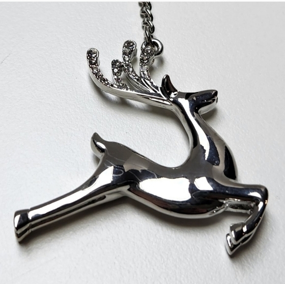 g by Gennaro Reindeer Silver Tone Keychain - Picture 1 of 8